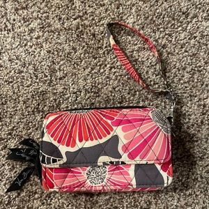 Pink pattern Vera Bradley wristlet